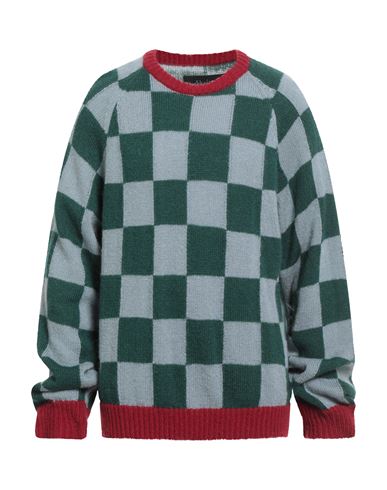 Stockholm (surfboard) Club Man Sweater Green Size XL Acrylic, Mohair wool, Polyamide