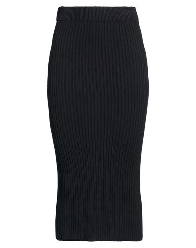 Woman Midi skirt Black Size ONESIZE Cotton, Acrylic