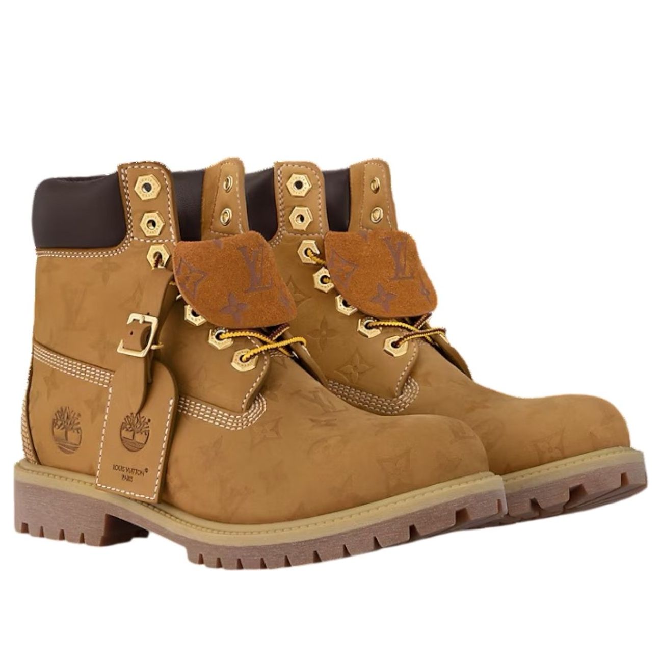 X Louis Vuitton 6 Inch Ankle Boot 'Wheat Monogram'
