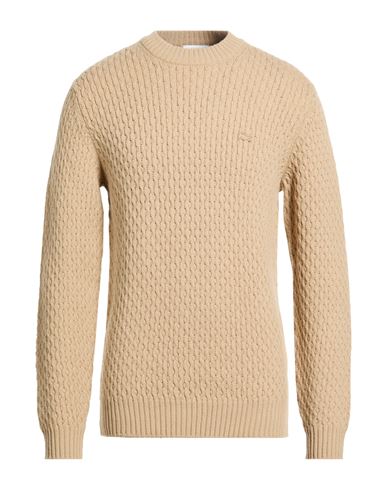 Man Sweater Beige Size 4 Wool, Cashmere