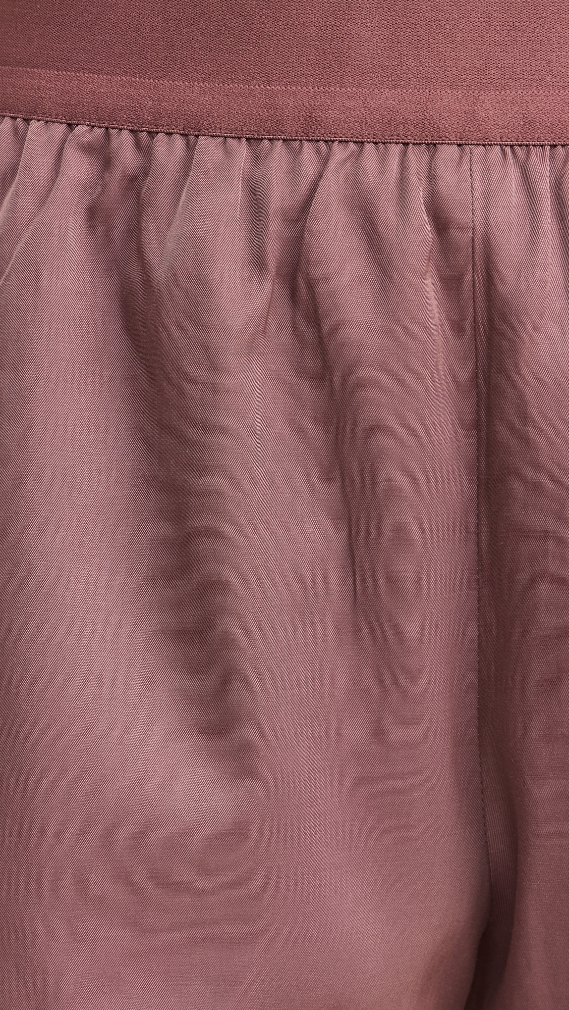 Drapey Suiting Pull On Shorts Cinnamon 