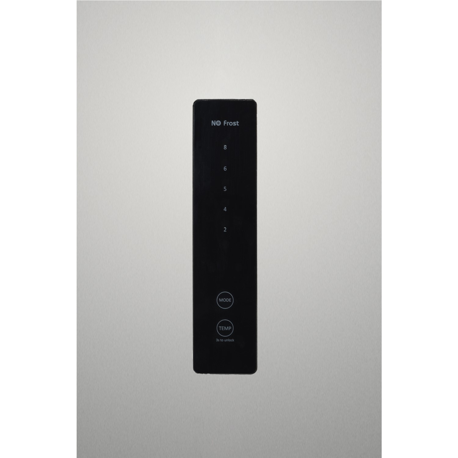 ElectriQ 282 Litre Fridge Freezer - Total No Frost in Stainless Stee