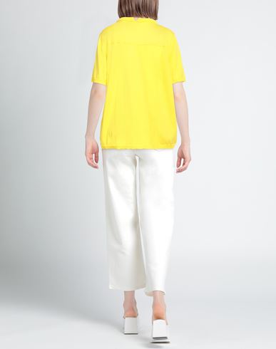 Sibel Saral Woman Sweater Yellow Size M Pima Cotton