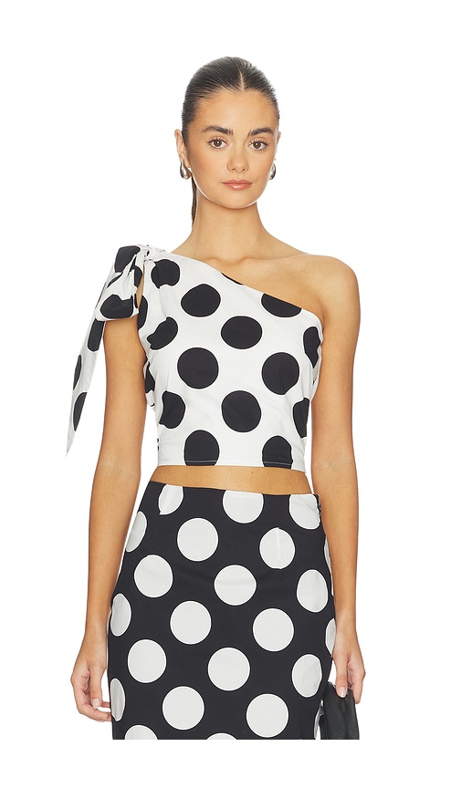 Sonya Moda Milano Top in White,Black. - S also in XS, M