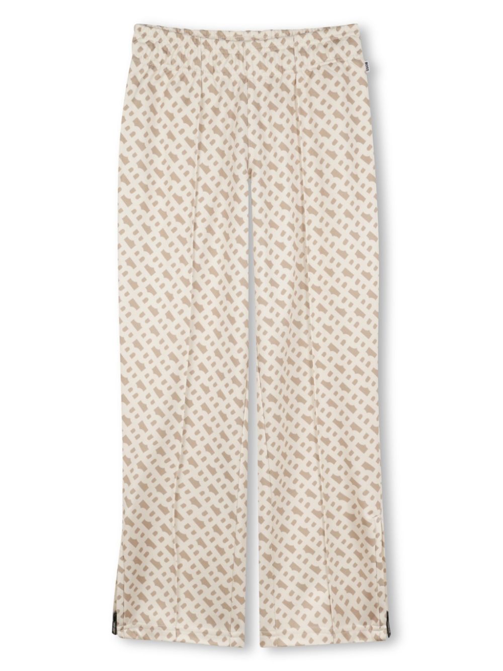 Monogram-print track pants - Neutrals