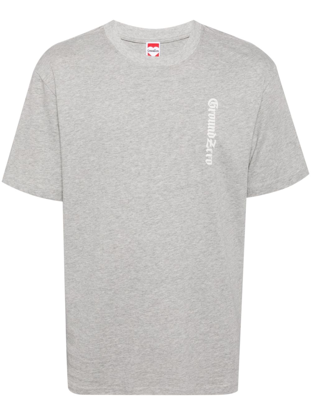 Logo-print cotton T-shirt - Grey