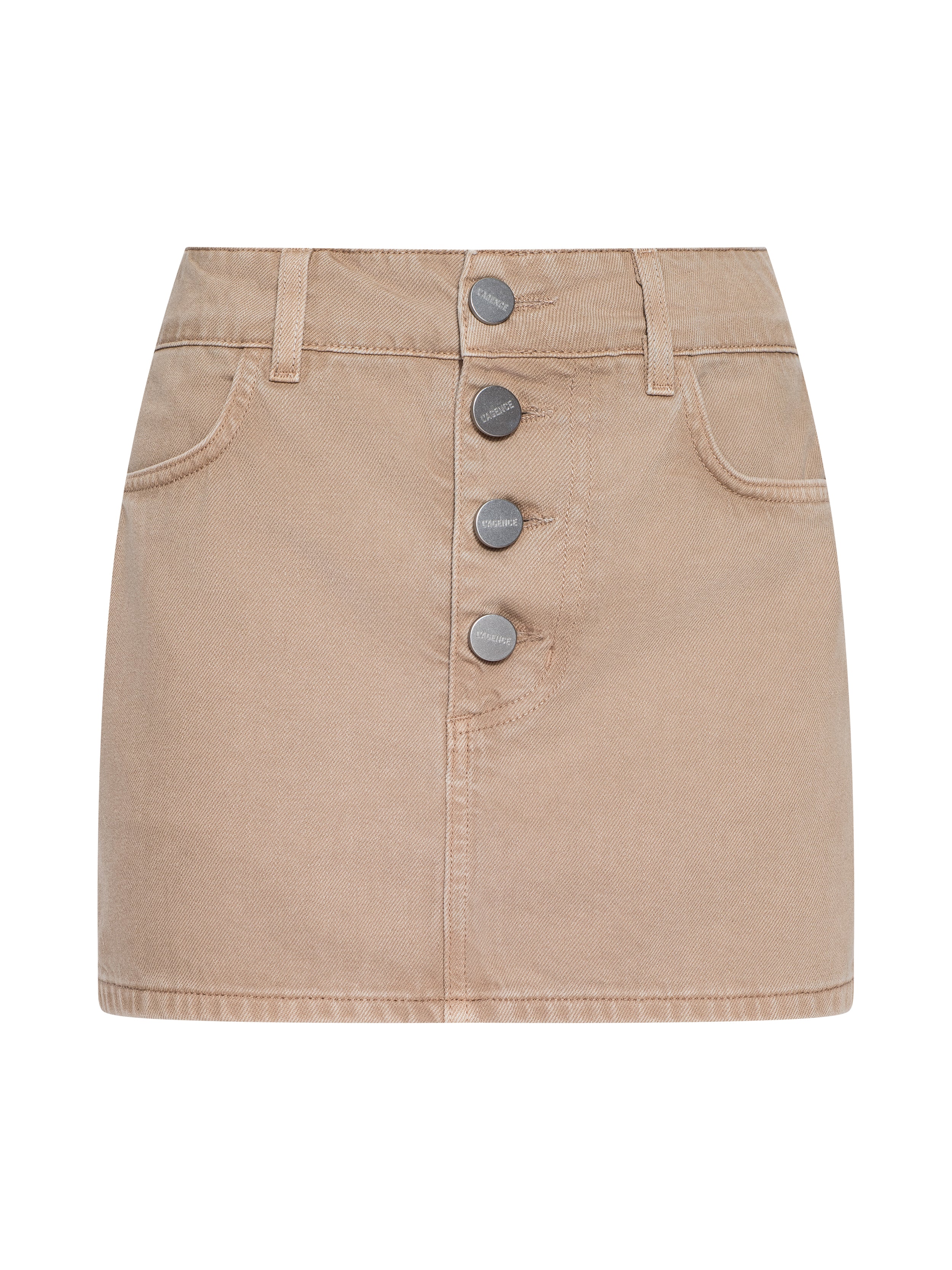 Solene Jean Mini Skirt In Dark Cappuccino