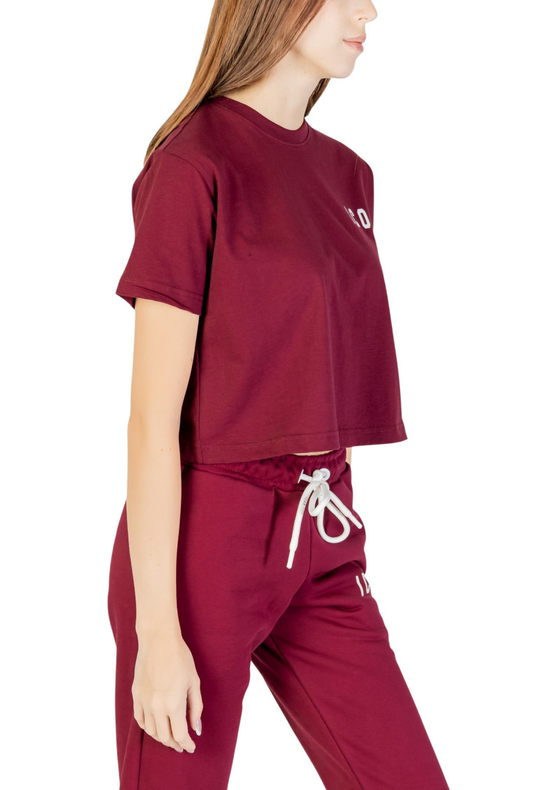 Maroon Logo Crew Neck T-Shirt