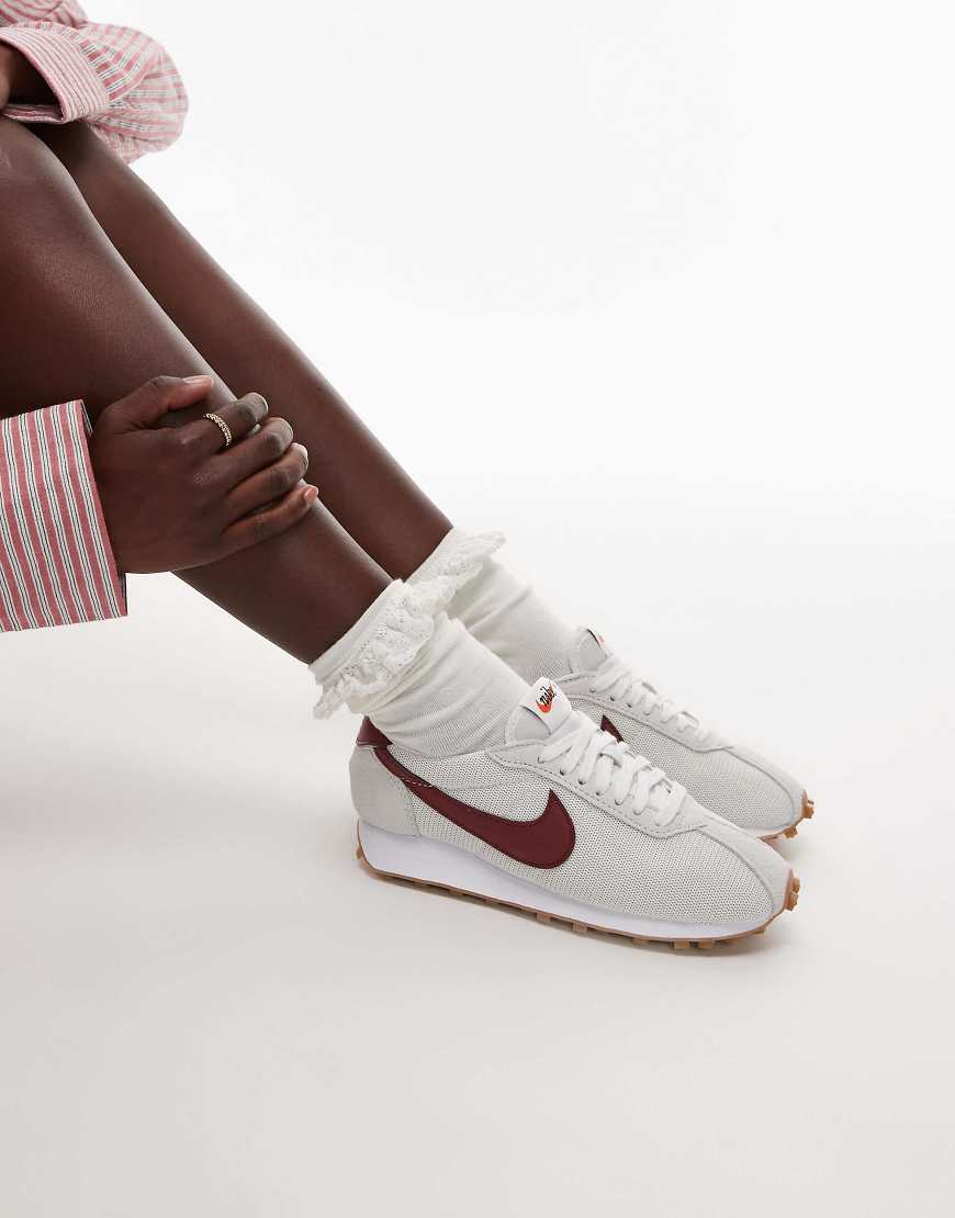 Nike LD-1000 sneakers in white and brown