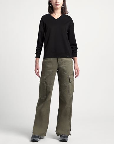 Yosuke Aizawa Woman Sweatshirt Black Size S Polyester, Cotton