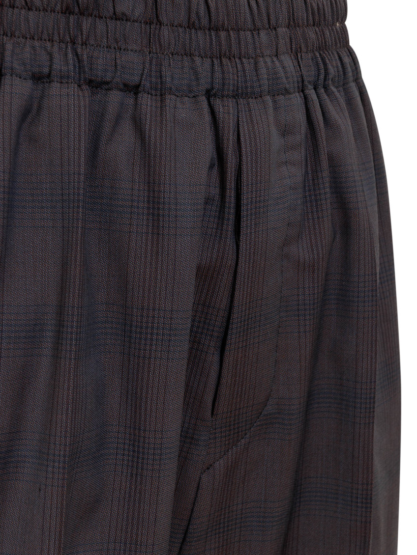Black Relaxed Flat Front Pants