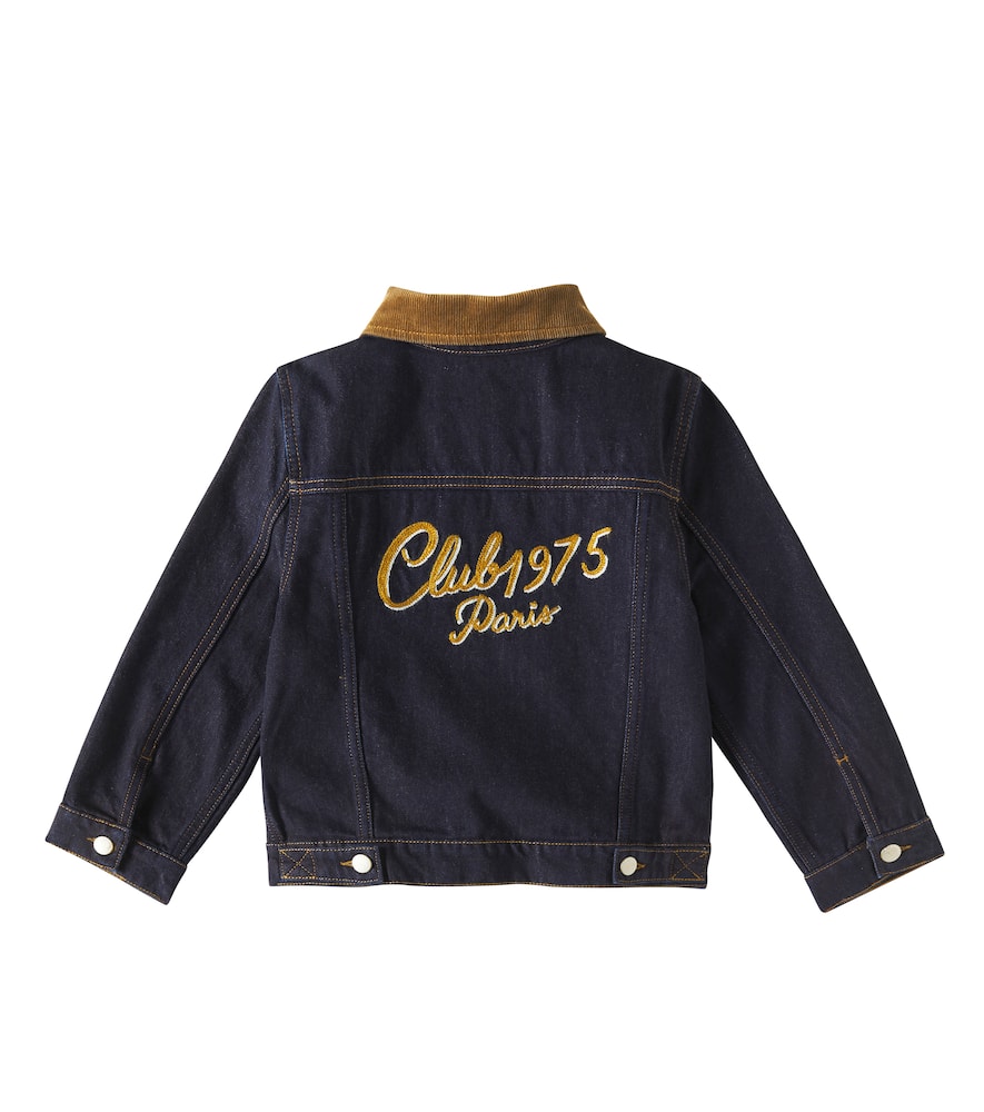 Eddis corduroy-trimmed denim jacket