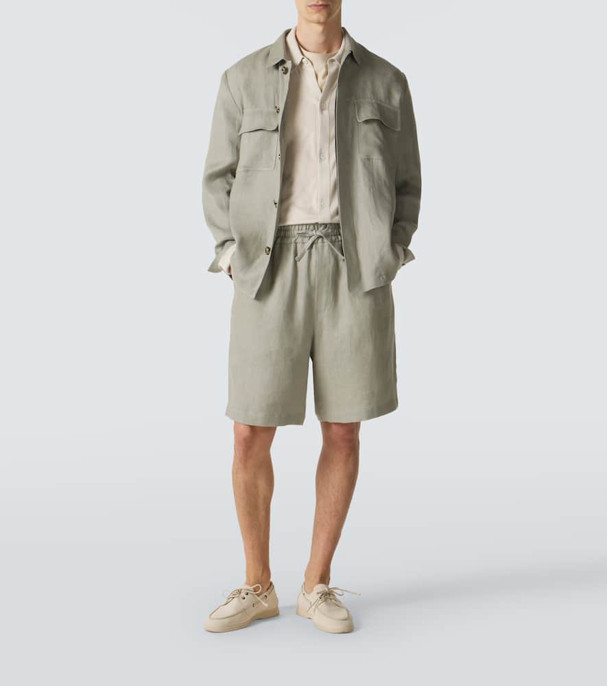 Linen shorts