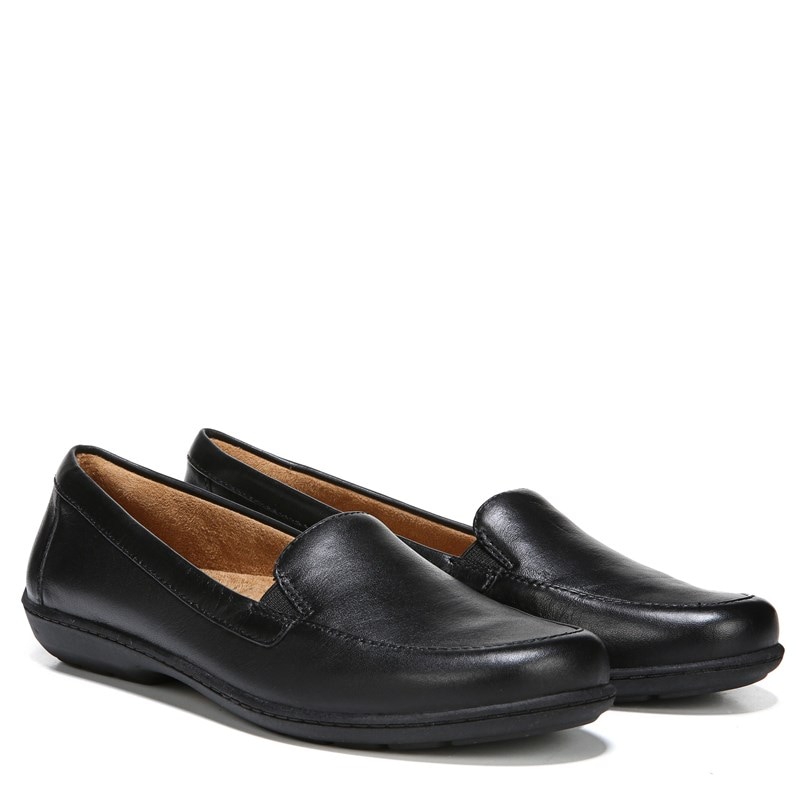 Women's Kacy Slip On Shoes (Black Leather)