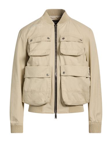 Man Jacket Beige Size 38 Cotton