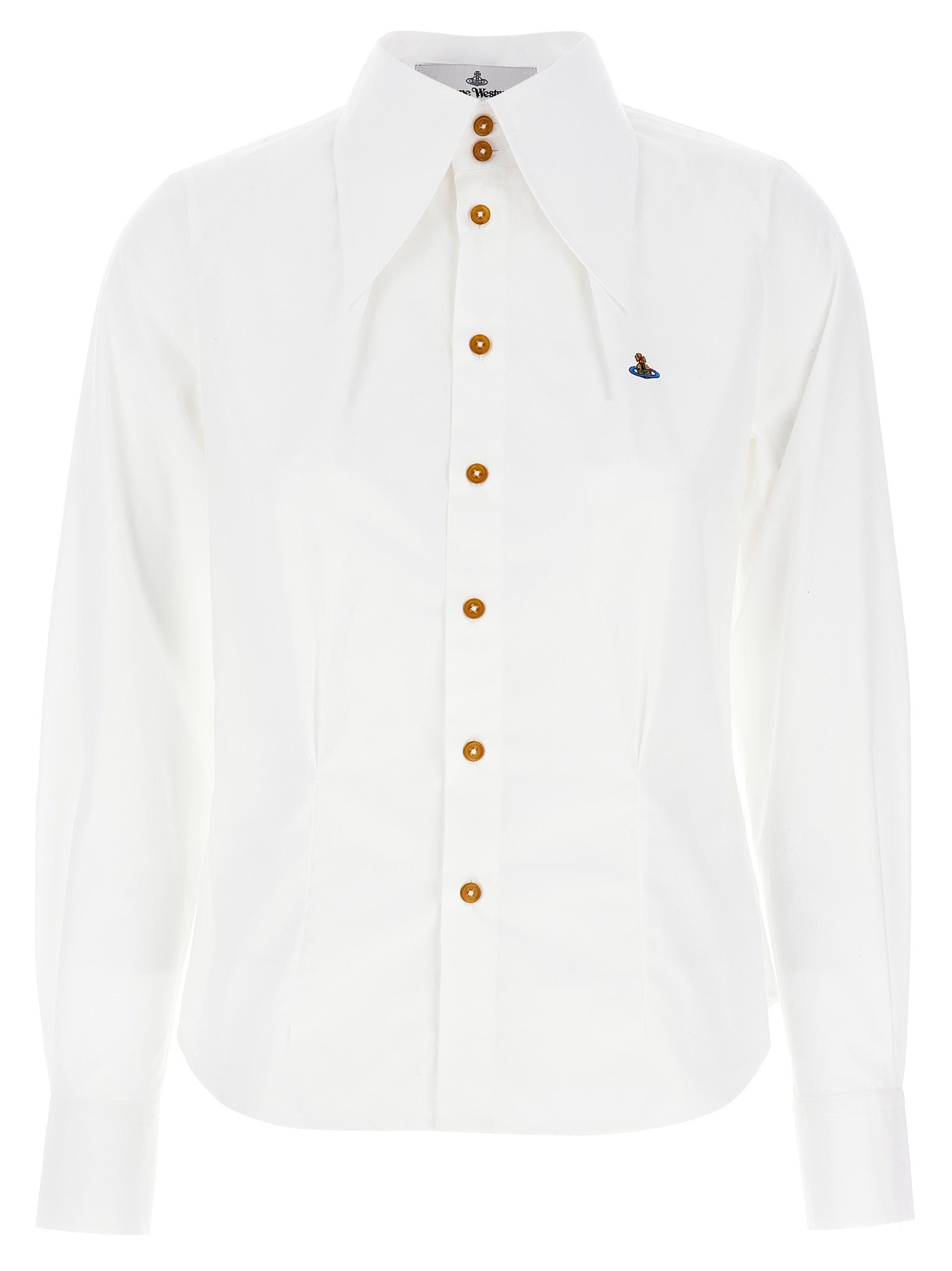W Violin Blouse — White