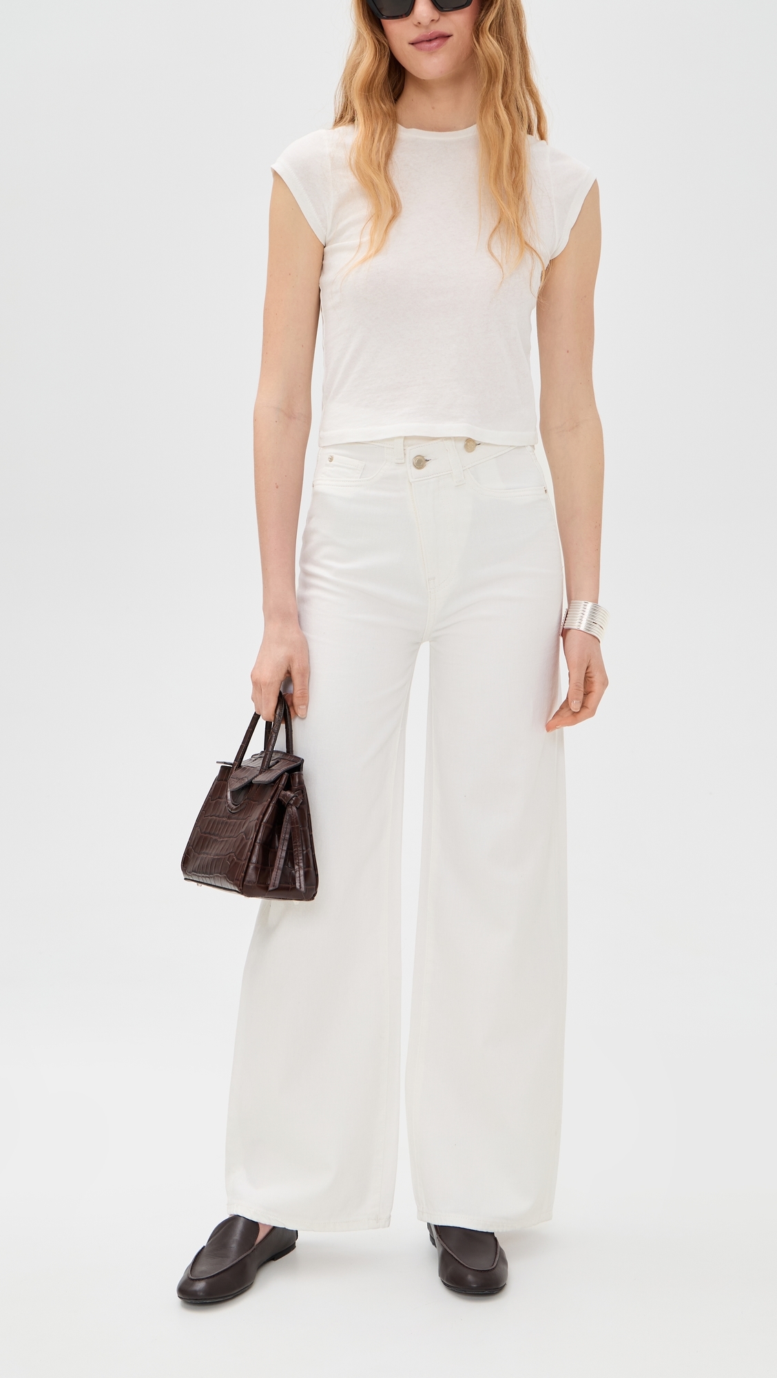 NCE Wide Leg Jeans Twisted Optic