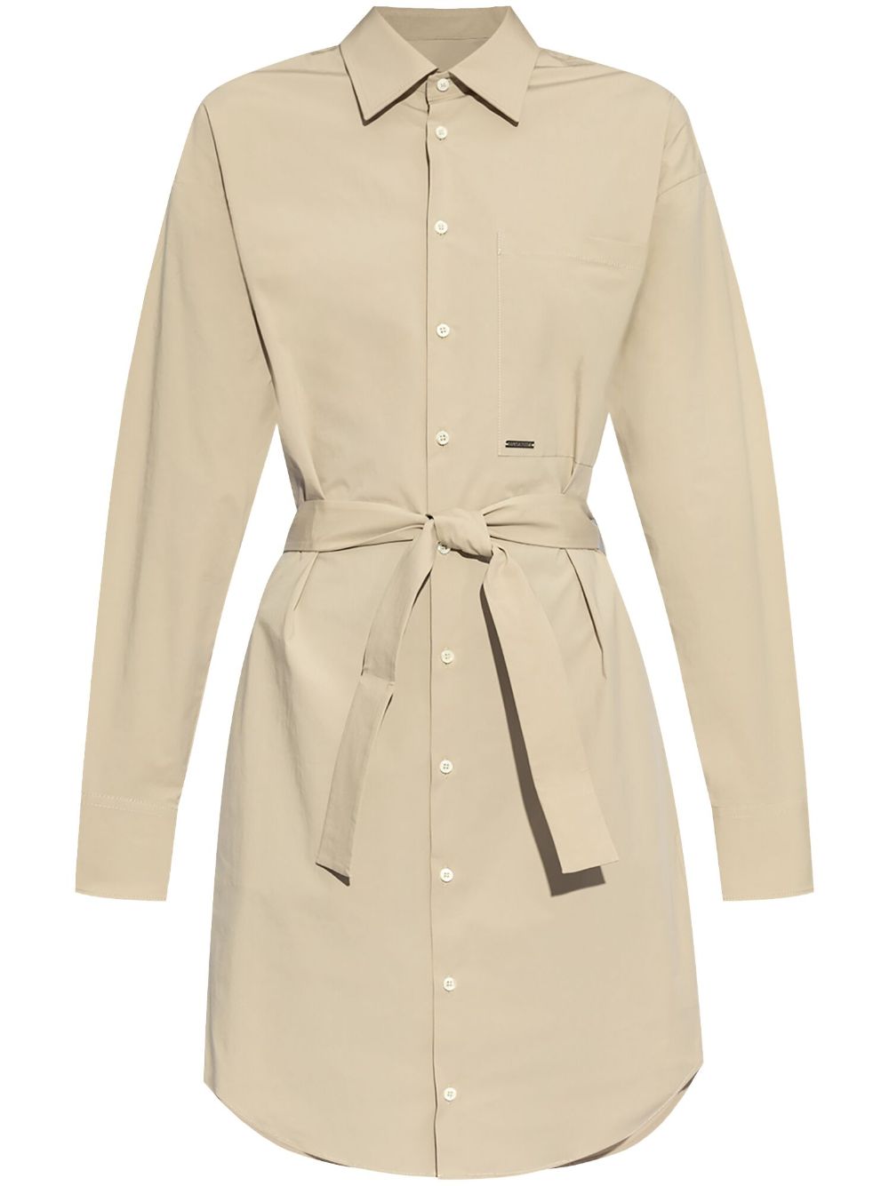 Shirt midi dress - Neutrals