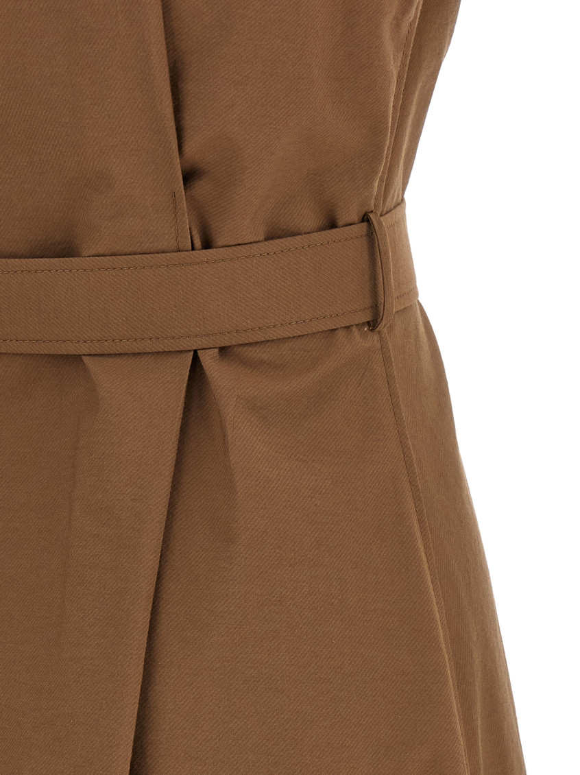 Brown Cotton Dress