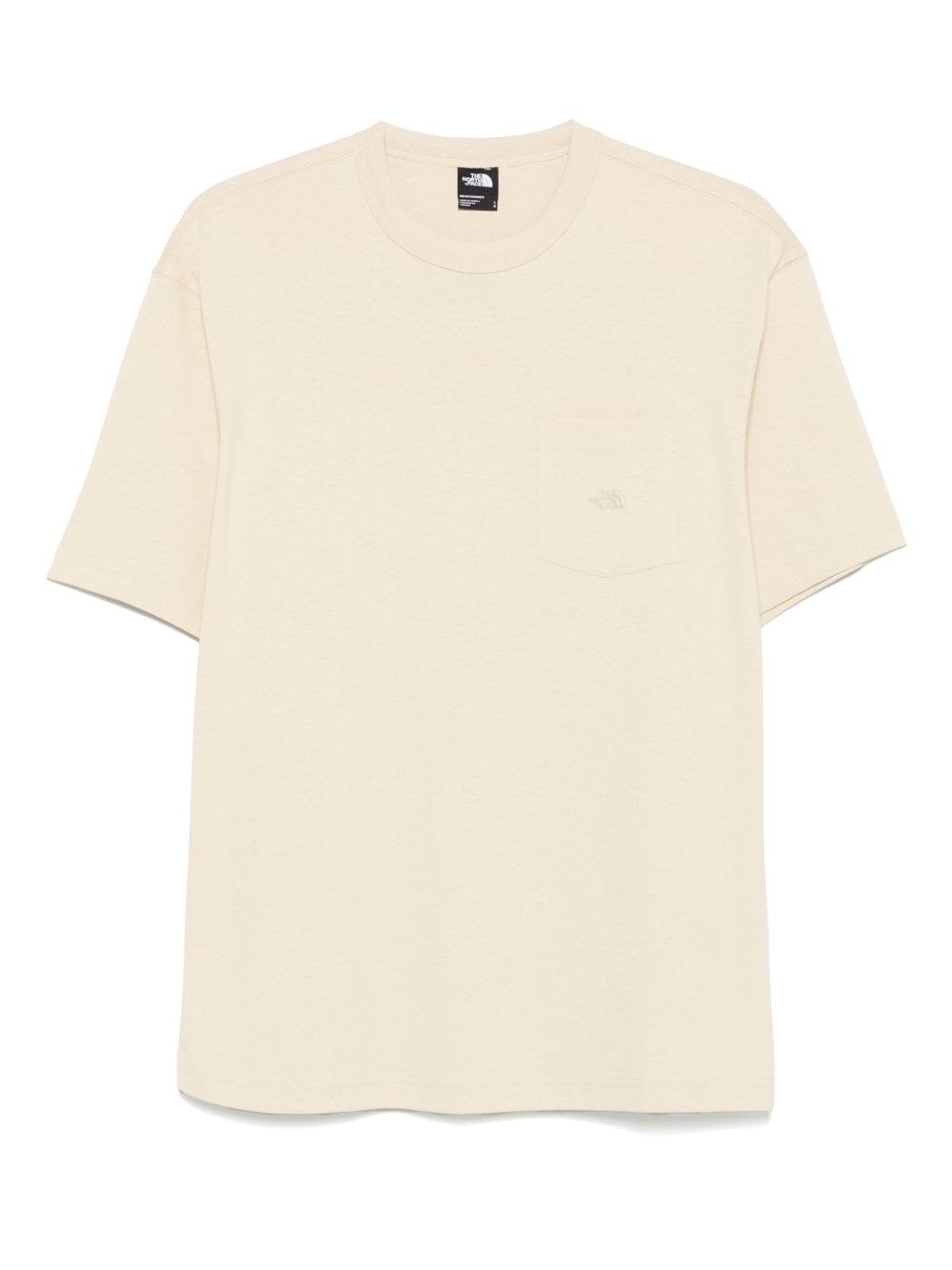 The North Face logo-embroidered T-shirt - Neutrals