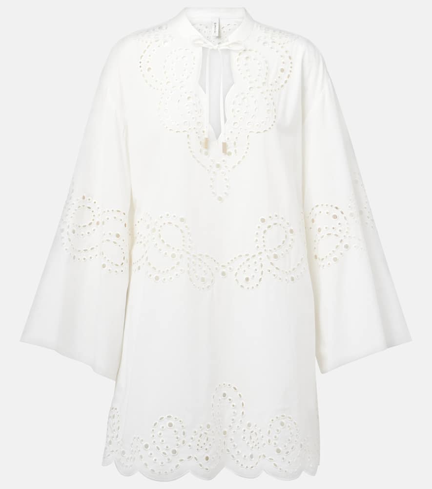 Sarina broderie anglaise minidress