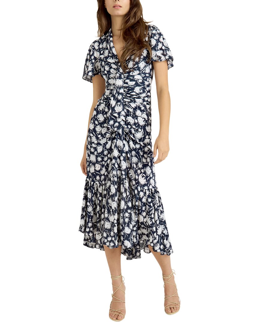 Cinq À Sept Graphic Floral Peeta Dress