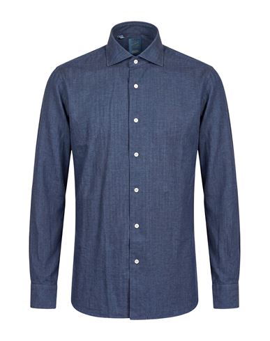 Man Shirt Blue Size 15 ¾ Cotton