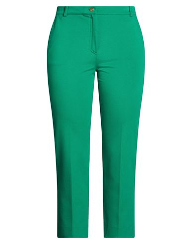 Woman Pants Green Size 12 Viscose, Polyamide, Elastane