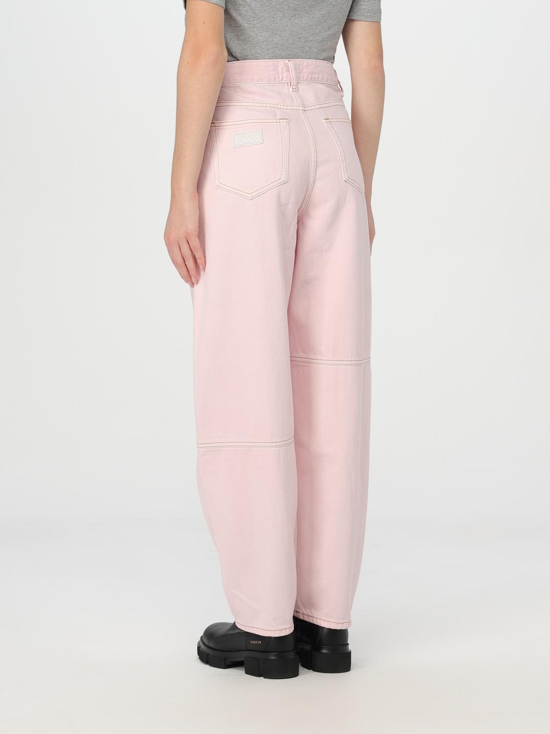 Wide-leg denim trousers - White