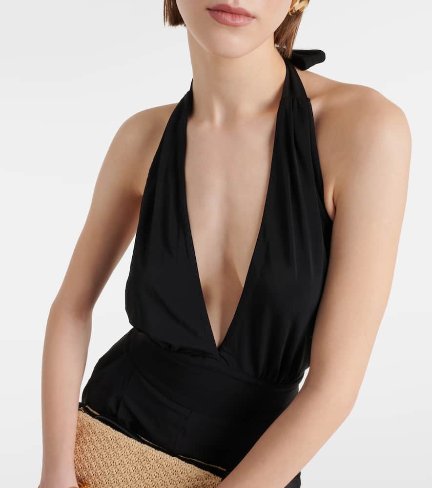 Nice halterneck jersey jumpsuit
