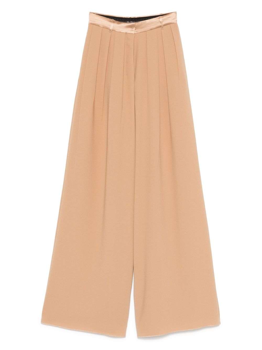 High-waisted trousers - Brown