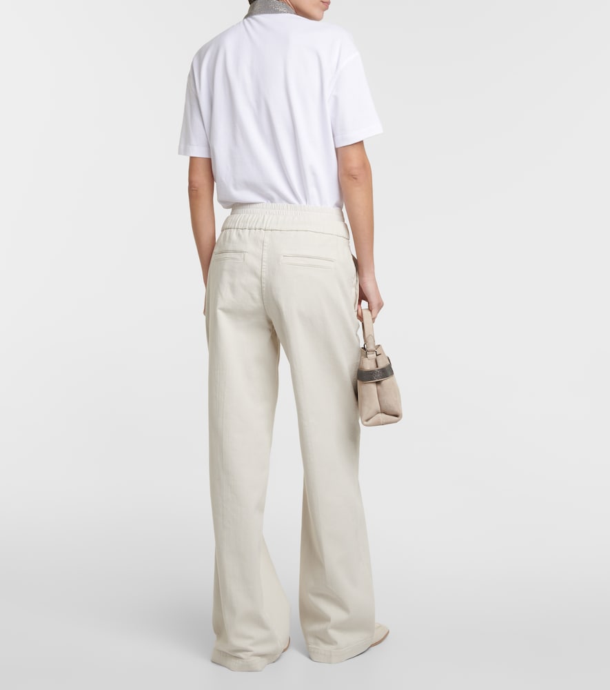 High-rise wide-leg jeans