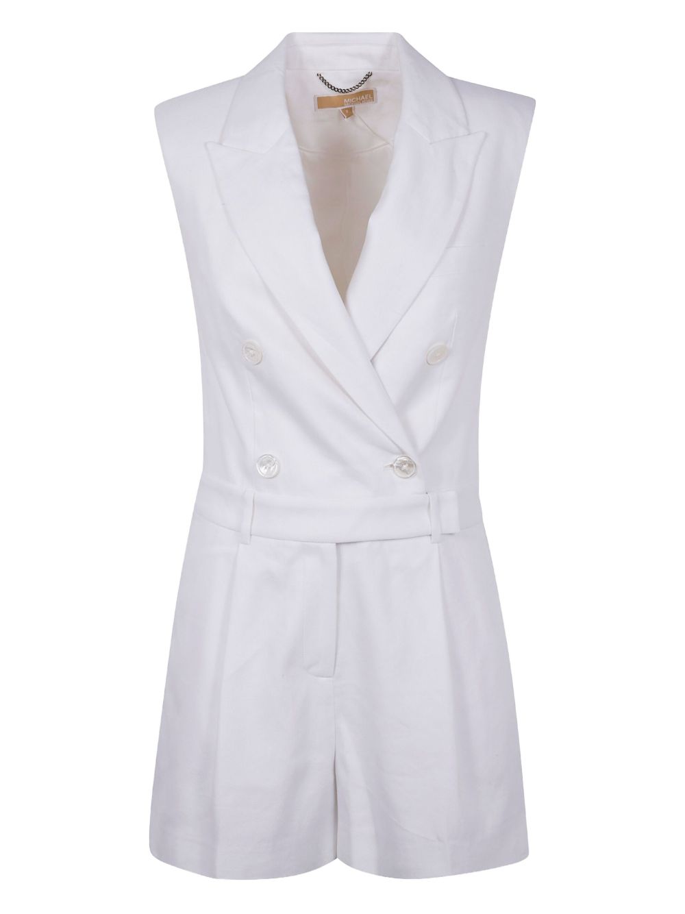 Michael Michael Kors linen playsuit - White