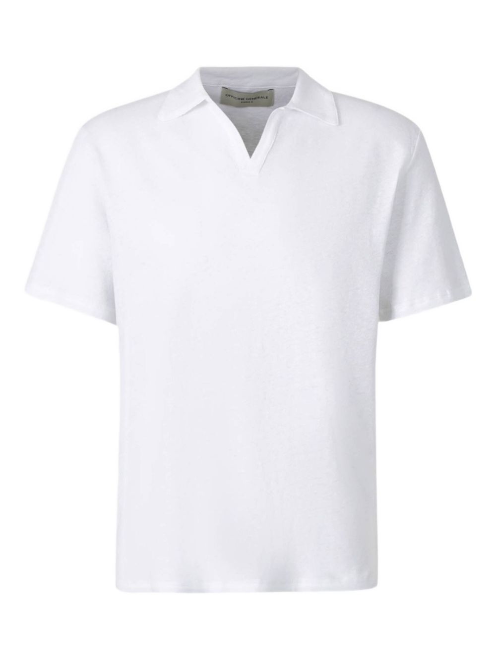 Officine Generale linen T-shirt - White