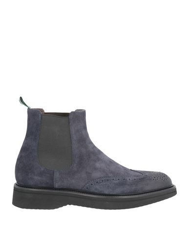 Man Ankle boots Navy Size 9 Leather