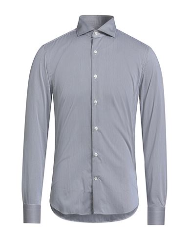 Man Shirt Midnight blue Size 15 Cotton