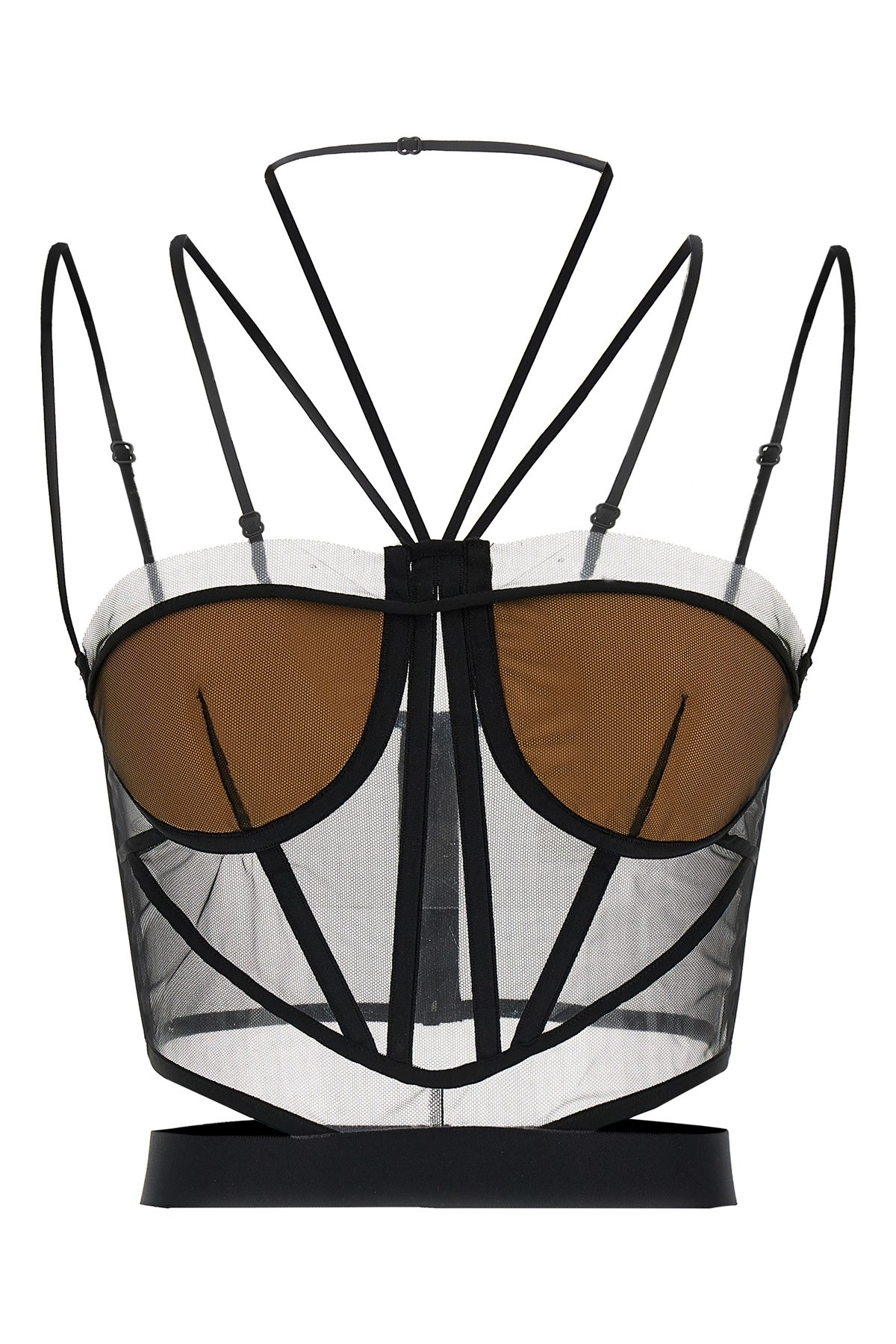 'Sheer Corset' Top