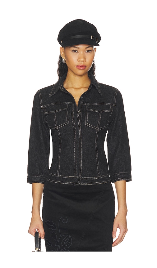 With Jean Olivia Jacket in Blue. M. Also in