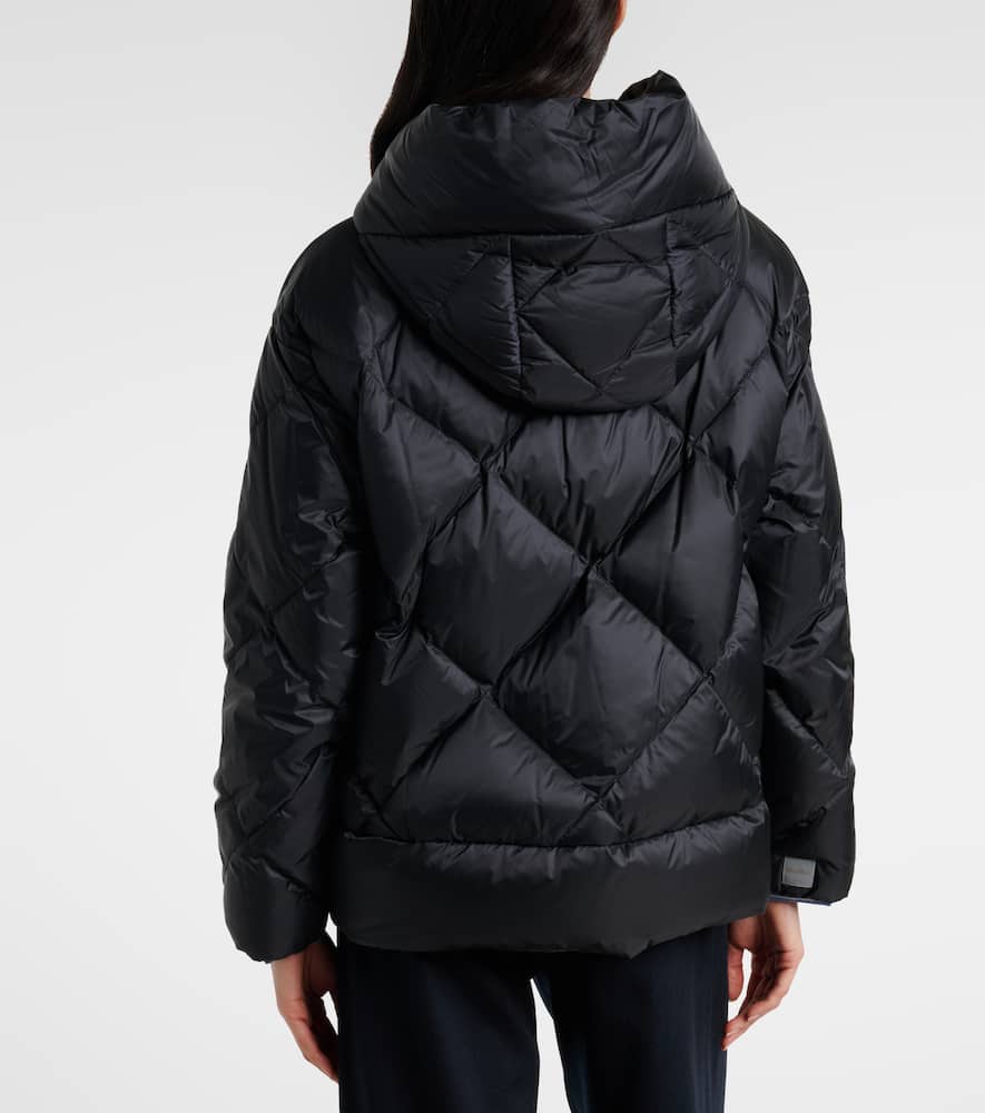 Cube Line quilted down jacket