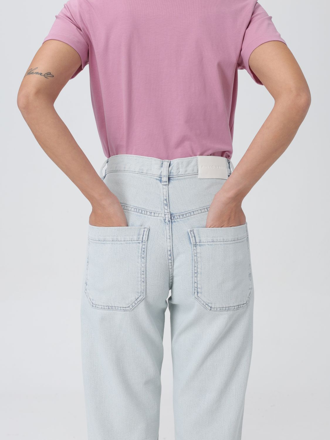 Jeans Woman color Stone Washed