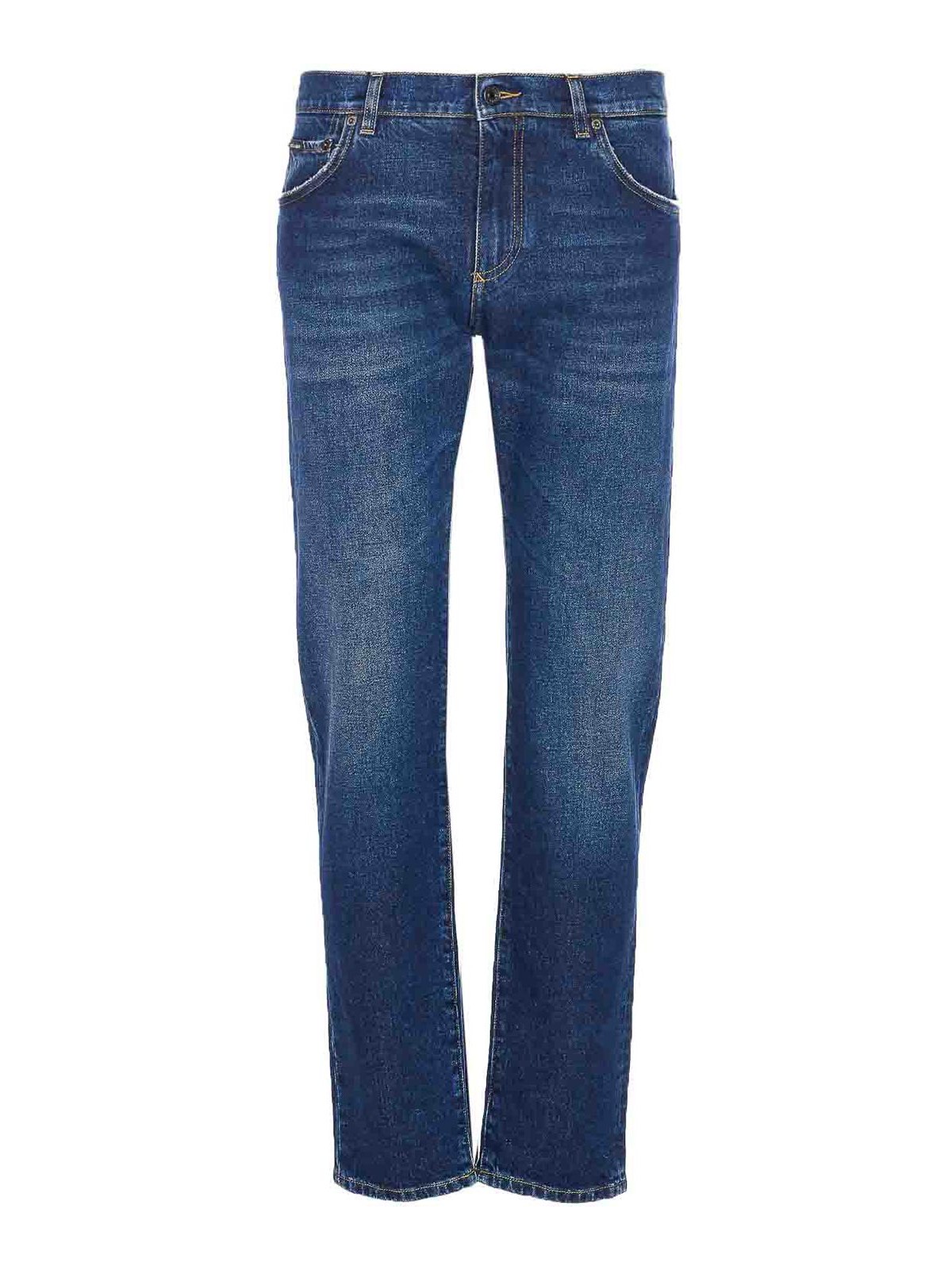 Plaque logo jeans