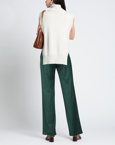 Denny Rose Woman Pants Dark green Size 10 Polyester, Viscose, Elastane