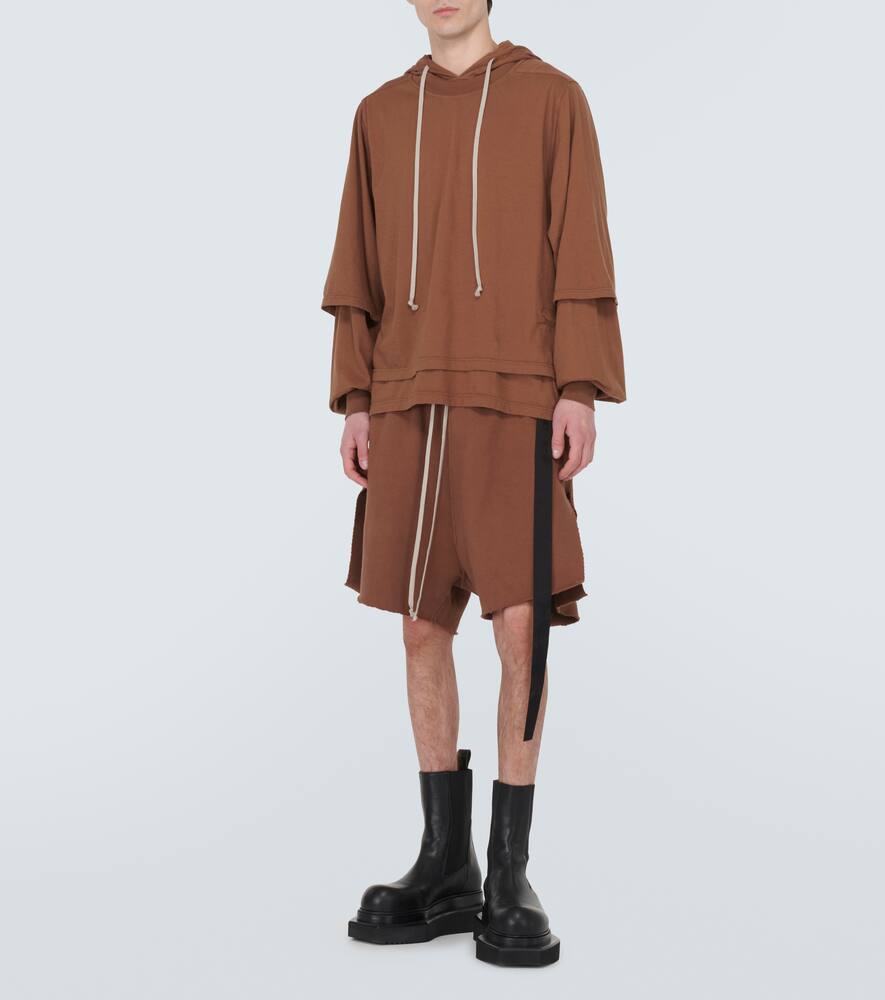 Cotton jersey hoodie