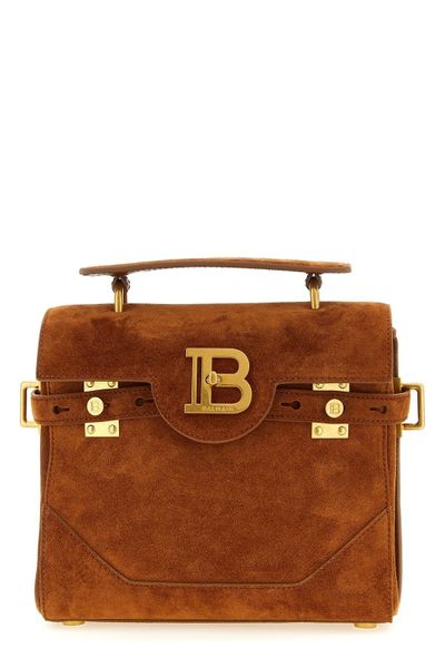 Balmain B-Buzz 23 Foldover Top Tote Bag