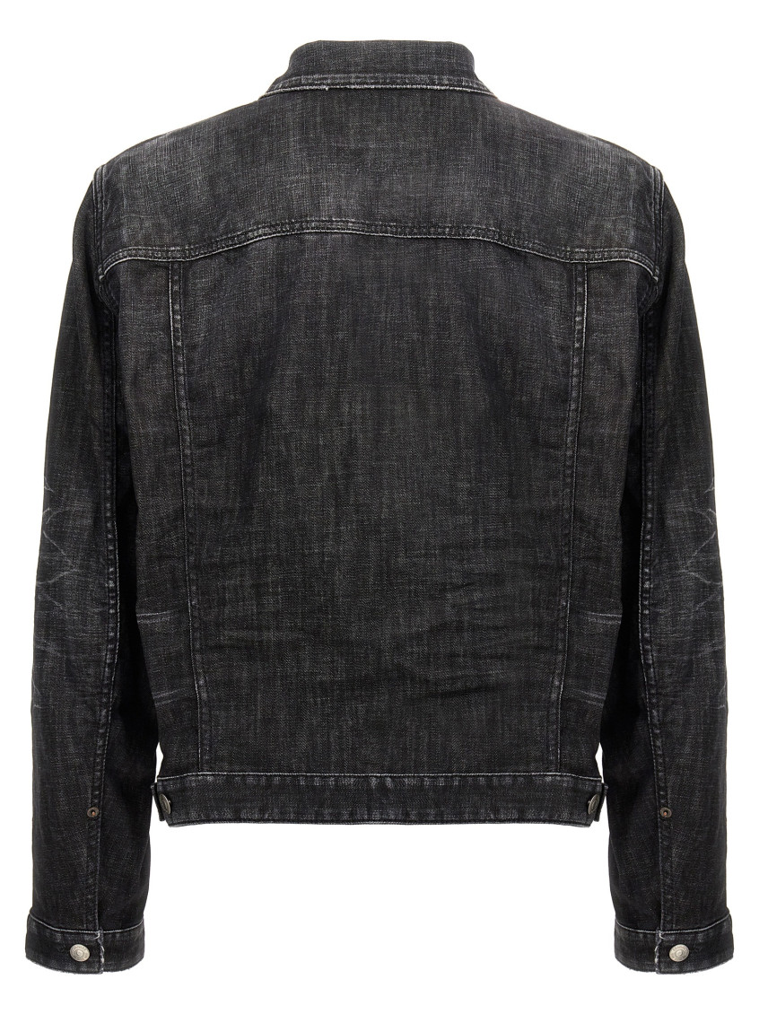 -Boxy Jean Giacche Nero-Uomo