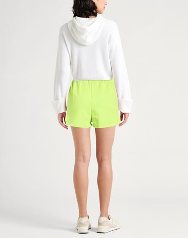 Woman Shorts & Bermuda Shorts Lime green Size S Cotton