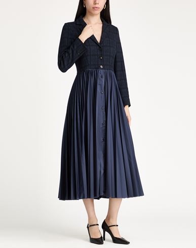 Woman Maxi dress Black Size 8 Polyester, Viscose, Polyamide, Acetate