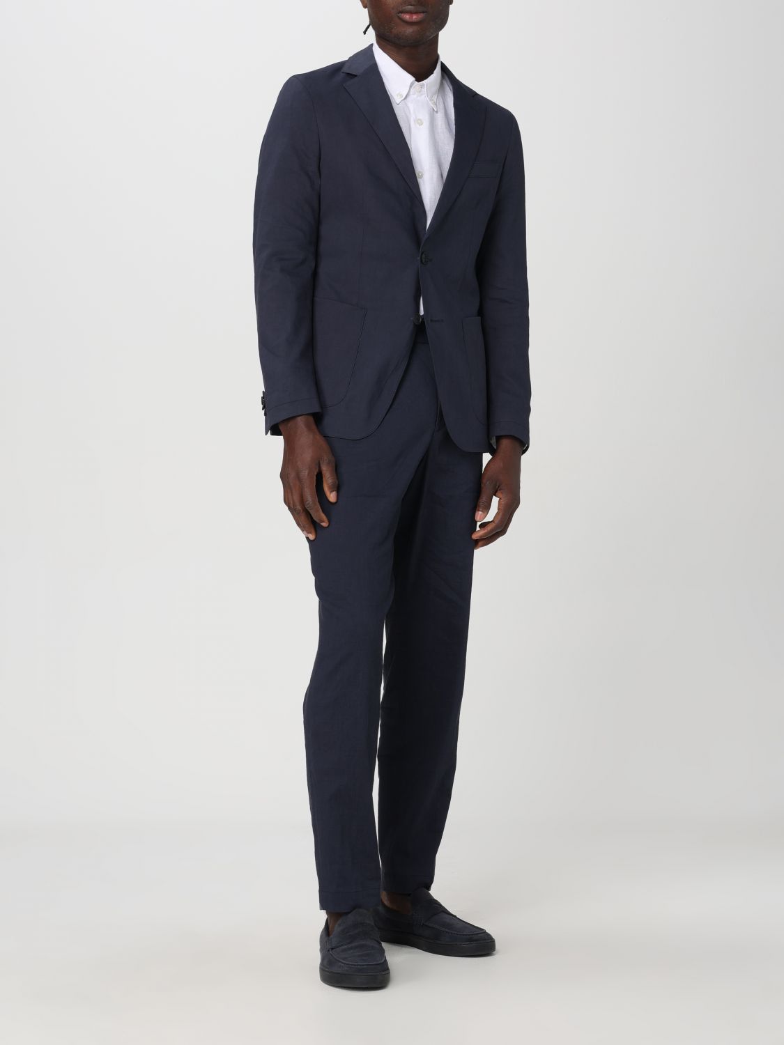 Pants Men color Blue