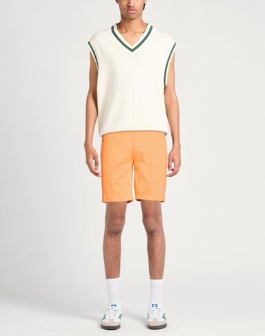 Man Shorts & Bermuda Shorts Tomato red Size S Cotton, Polyester