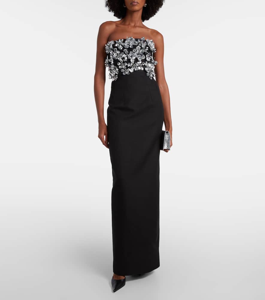 Laelia floral embellished gown